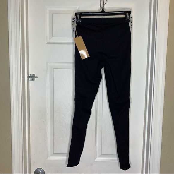 Year Of Ours Side Elastic Logo Leggings Black - Picture 4 of 10